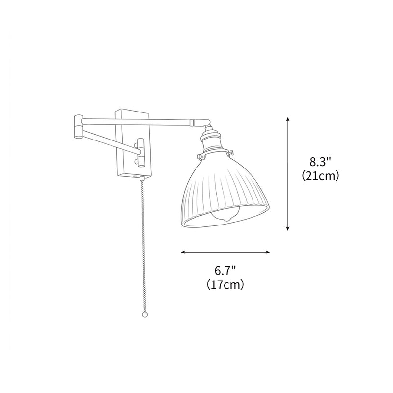 Aurelia Swing Arm Wall Lamp