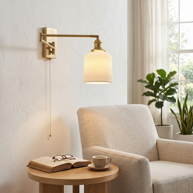 Aurelia Swing Arm Wall Lamp