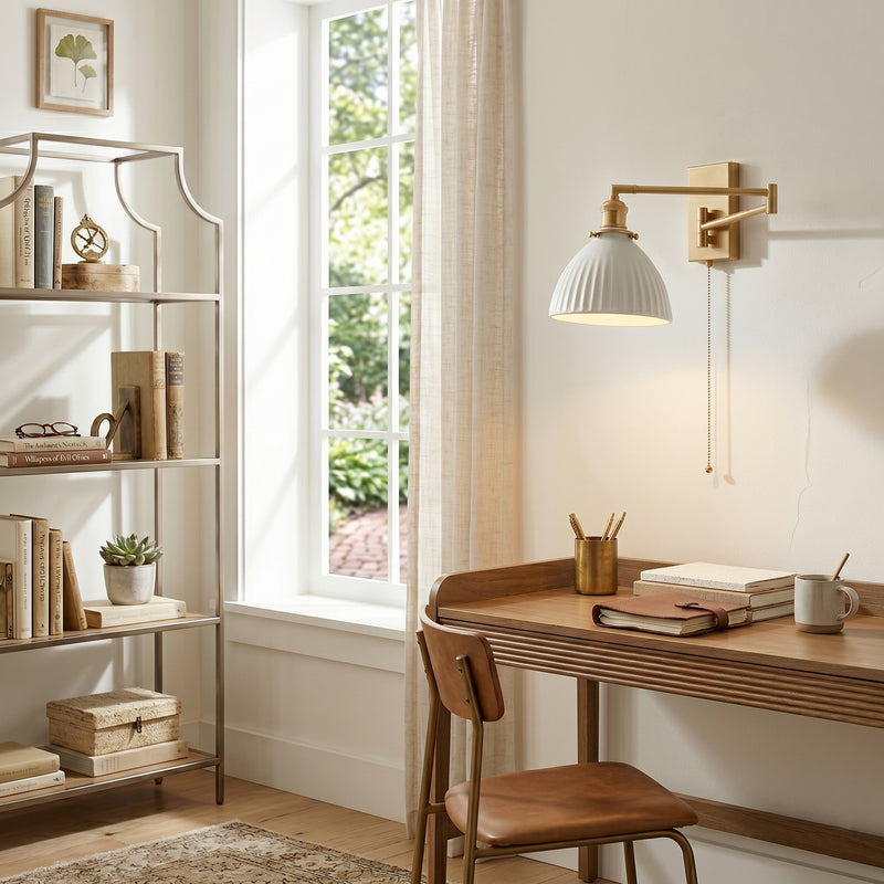 Aurelia Swing Arm Wall Lamp