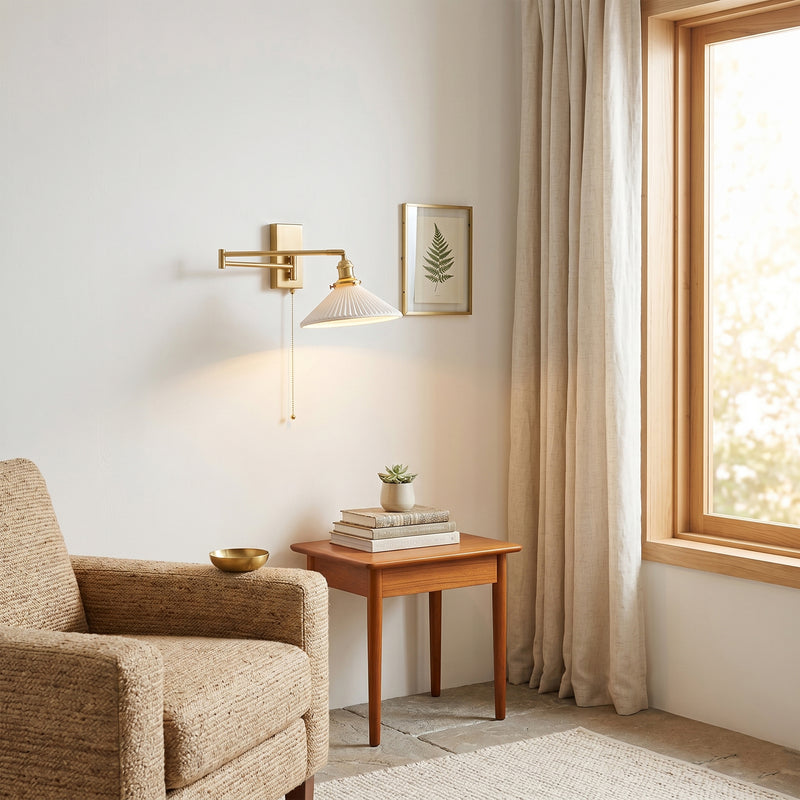 Aurelia Swing Arm Wall Lamp