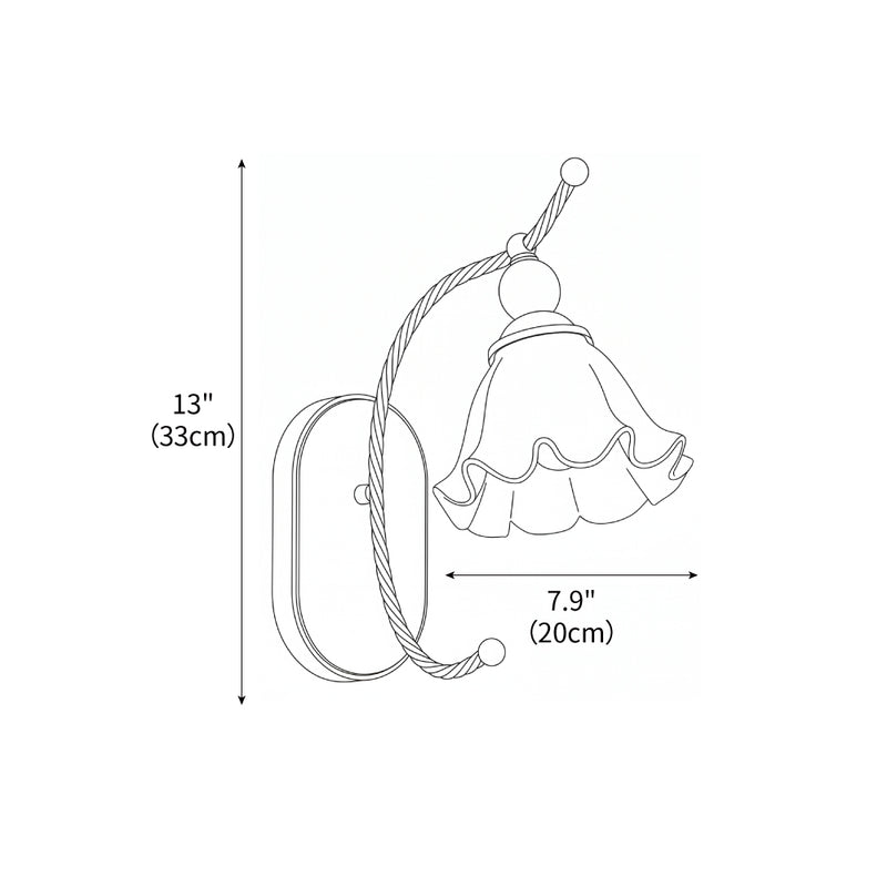 Aurelin Petal Wall Sconce
