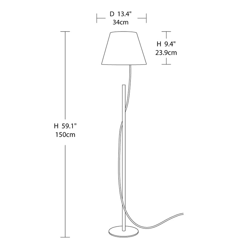 Aurora Whisper Floor Lamp