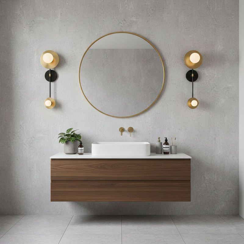 Balance Scale Wall Light 7.1"