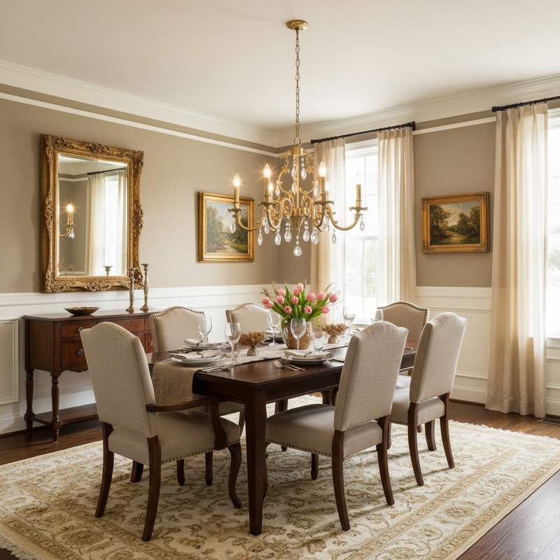 Barret Light Crystal Classic Traditional Chandelier