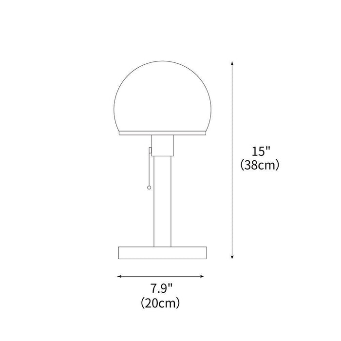 Bauhaus Table Lamp 7.9"