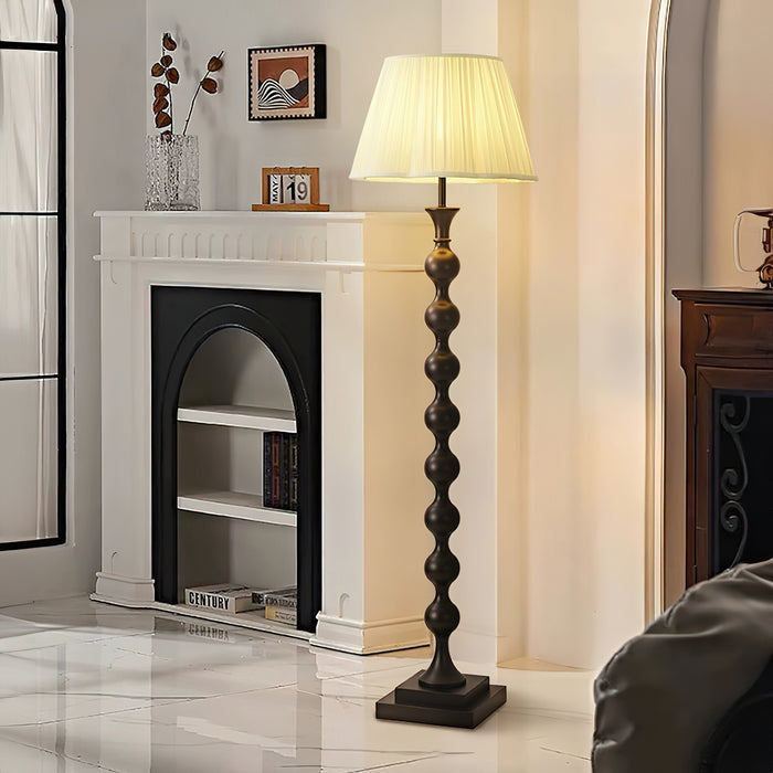 Bead Column Floor Lamp 18.1"