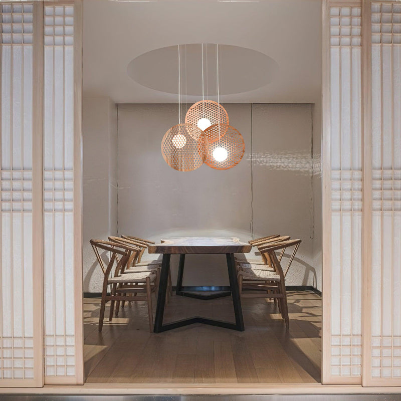 Bee Plate Chandelier 27.6"