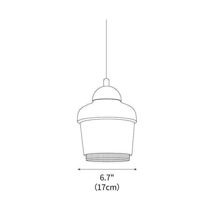 Bell Shadow Pendant Lamp