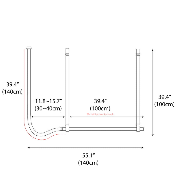 Belt Horizontal Pendant Lamp