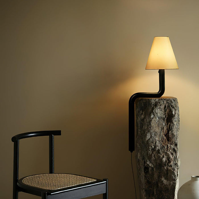 Bend Wood Table Lamp 8.7"