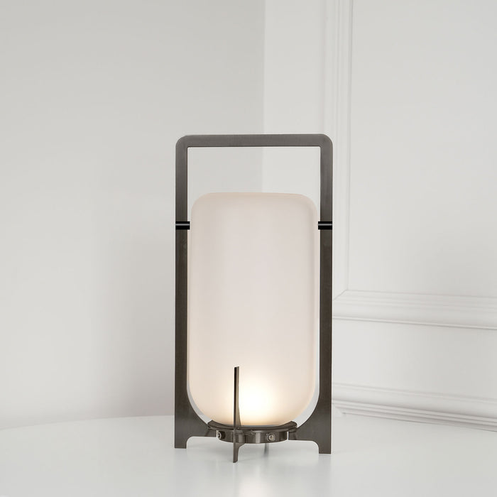 Black Twilight Lantern Table Lamp