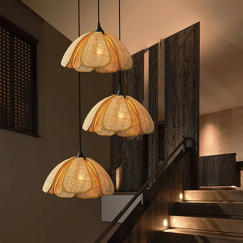 Bloom Rattan Pendant Lamp