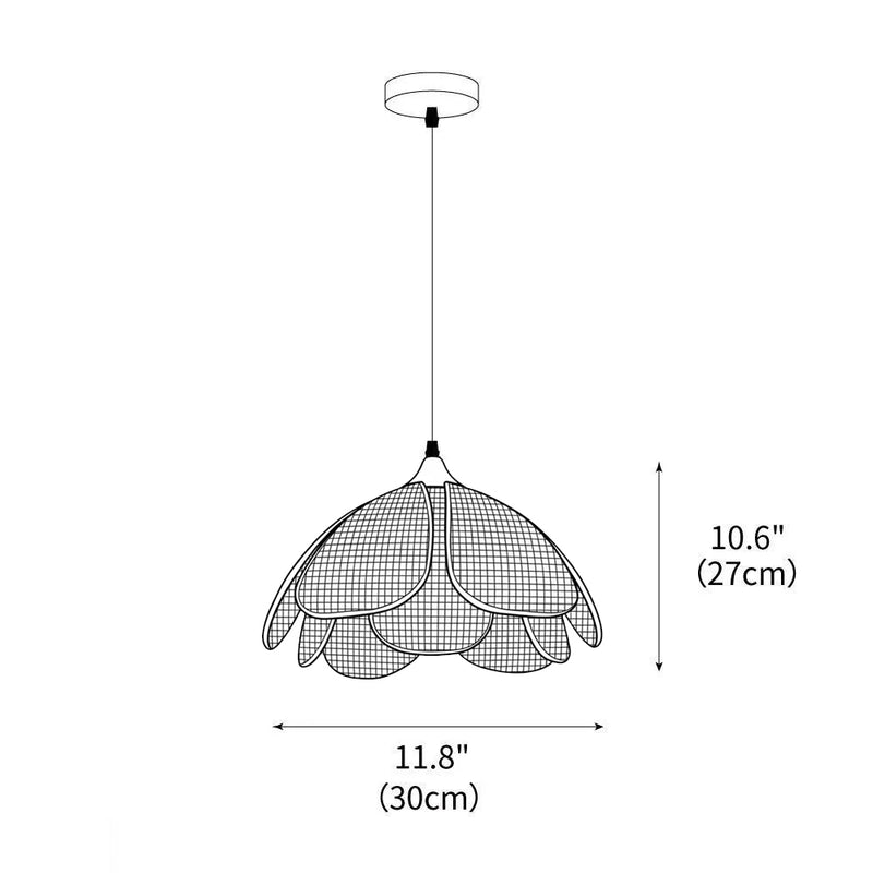 Bloom Rattan Pendant Lamp