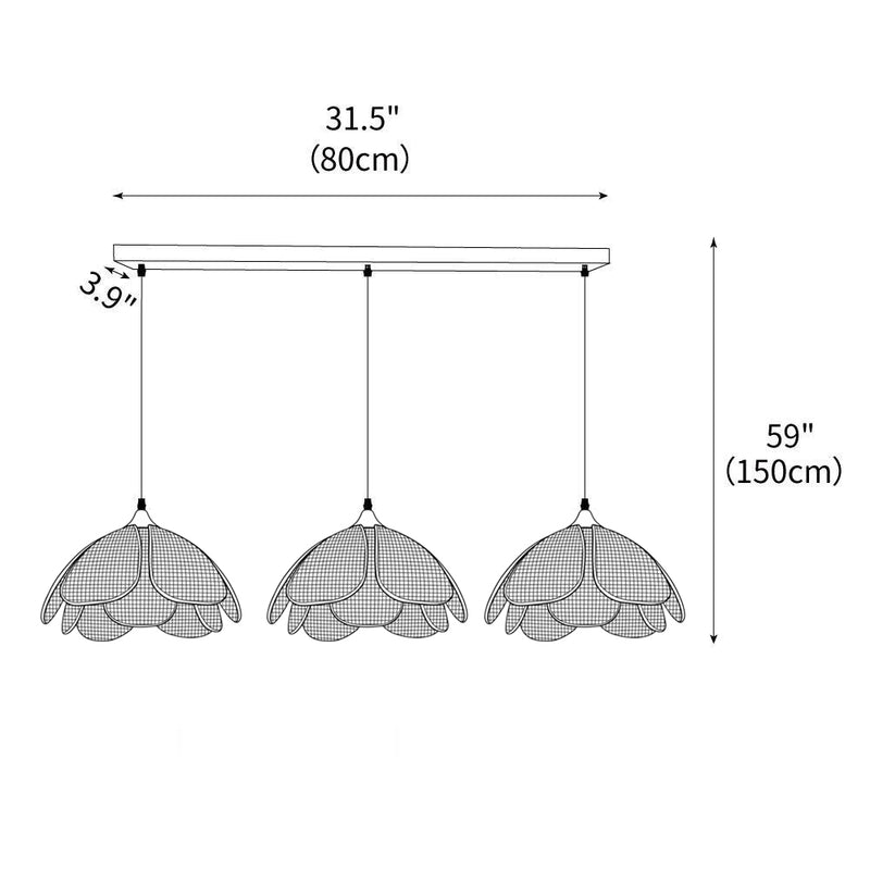 Bloom Rattan Pendant Lamp