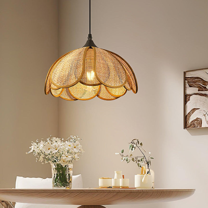 Bloom Rattan Pendant Lamp