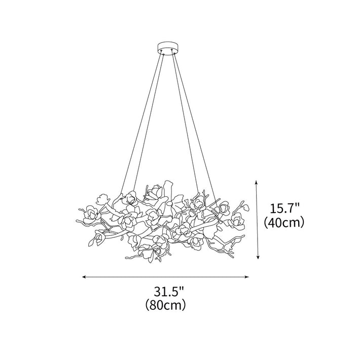 Blossom Canopy Chandelier