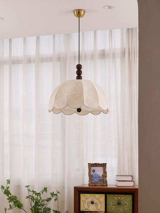 Blossom Fabric Pendant Light 21.7"