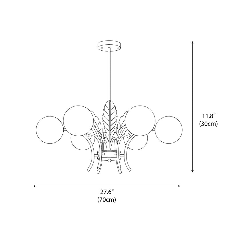 Bokt Glass Chandelier