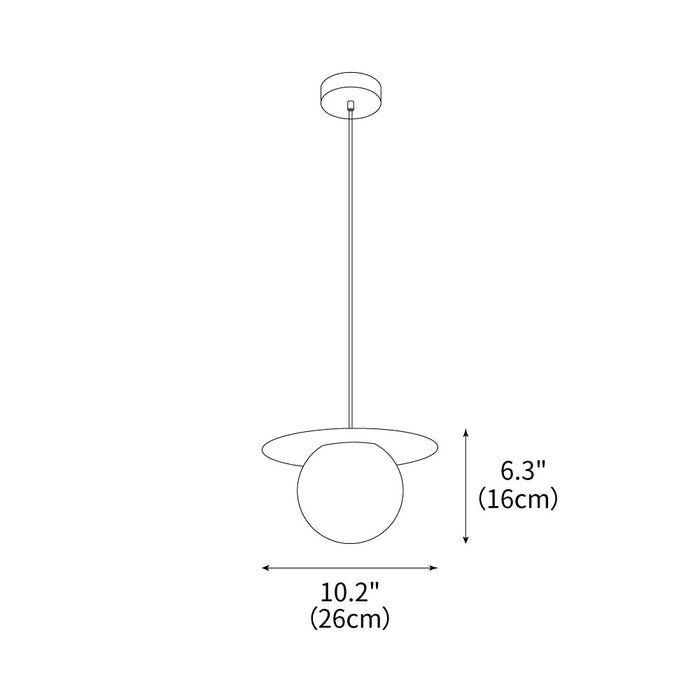 Borra Pendant Light 10.2"