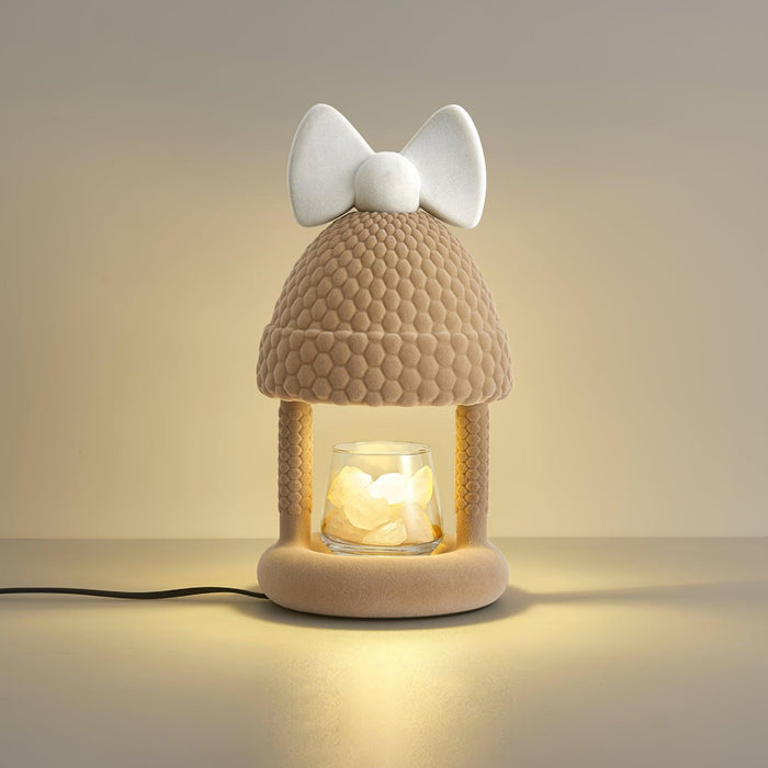 Bow Tie Hat Table Lamp 6.9"