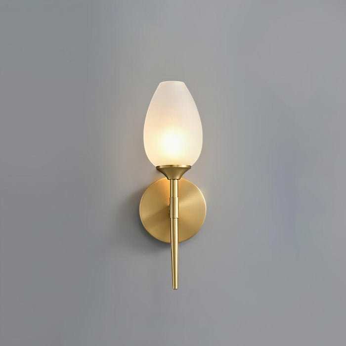 Brass Blossom Wall Light 4.7"