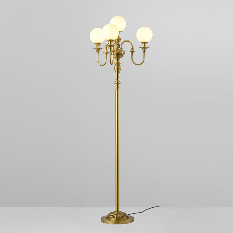 Brass Candelabra Floor Lamp 19.7"