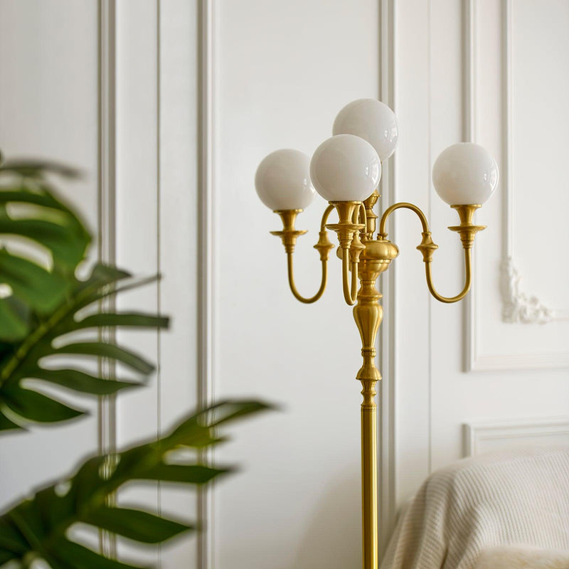 Brass Candelabra Floor Lamp 19.7"