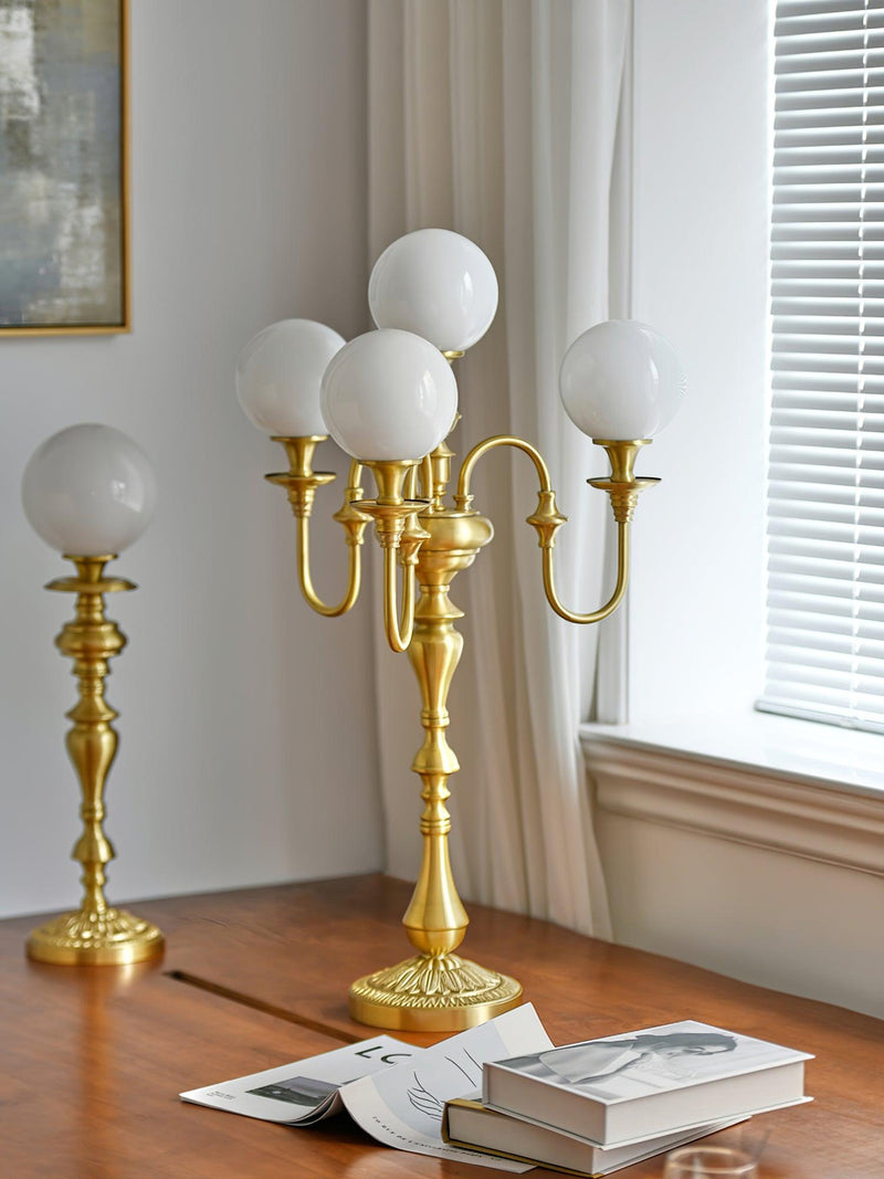 Brass Candelabra Table Lamp