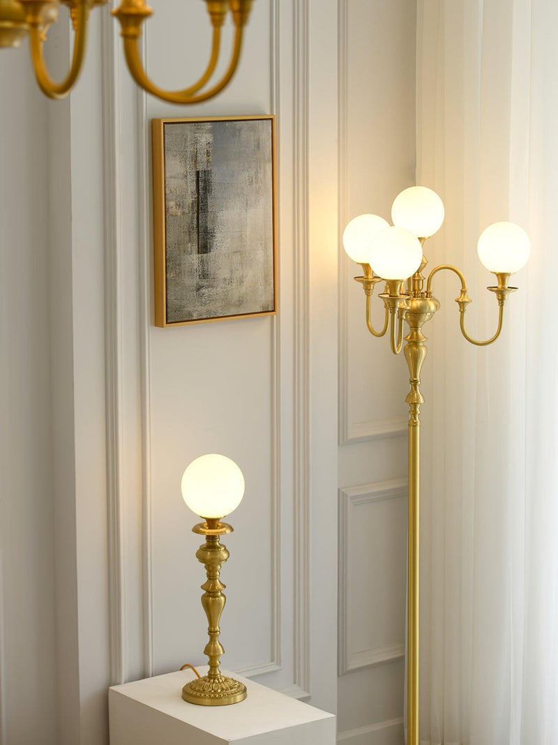Brass Candelabra Table Lamp