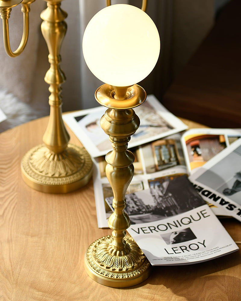 Brass Candelabra Table Lamp