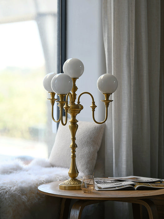 Brass Candelabra Table Lamp