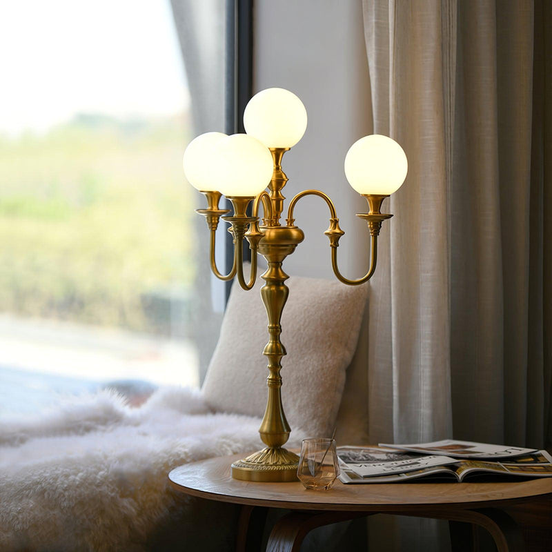 Brass Candelabra Table Lamp