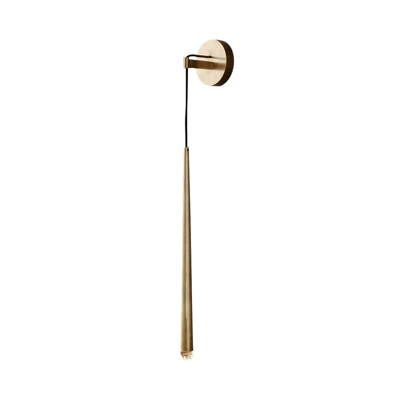 Brass Cone Wall Lamp