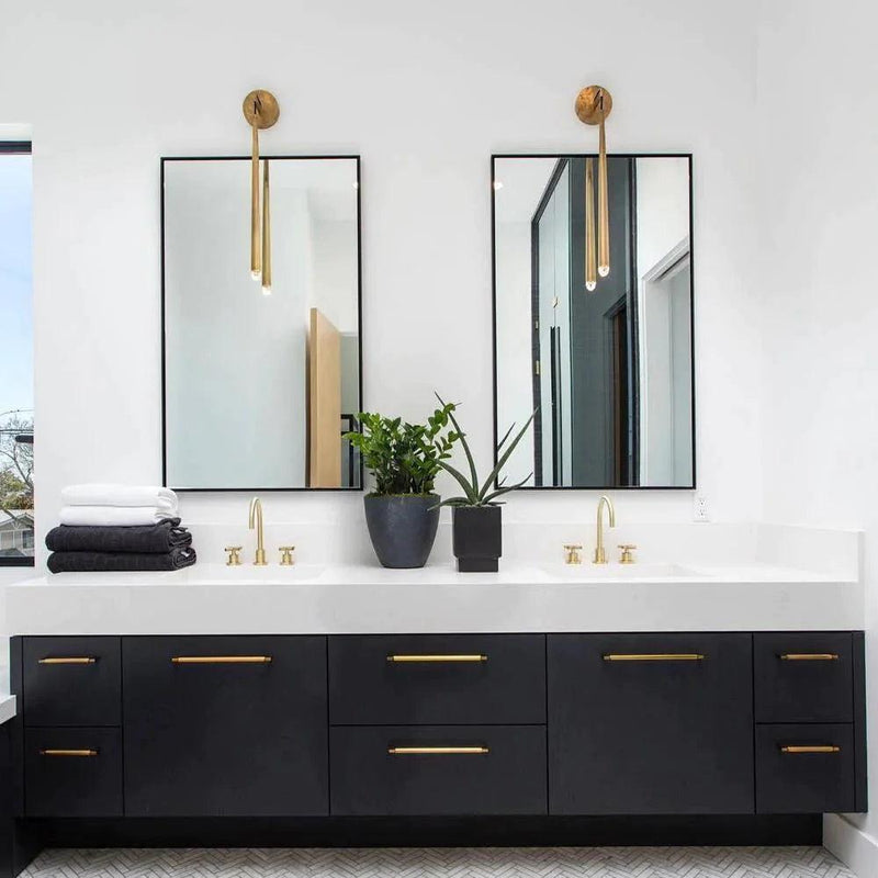 Brass Cone Wall Lamp