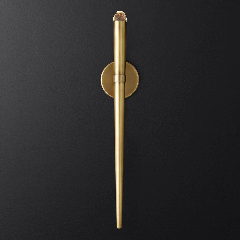 Brass Cone Wall Lamp