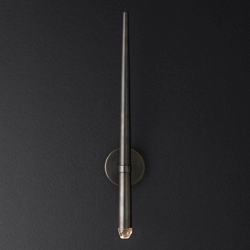 Brass Cone Wall Lamp