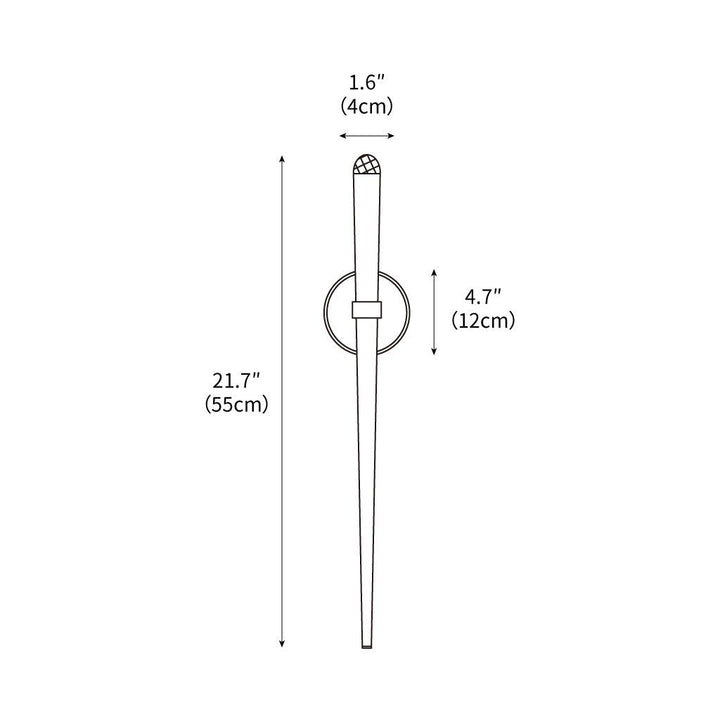 Brass Cone Wall Lamp – detail 4