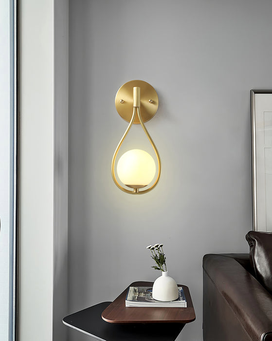 Brass Vanity Wall Lamp 5.3"