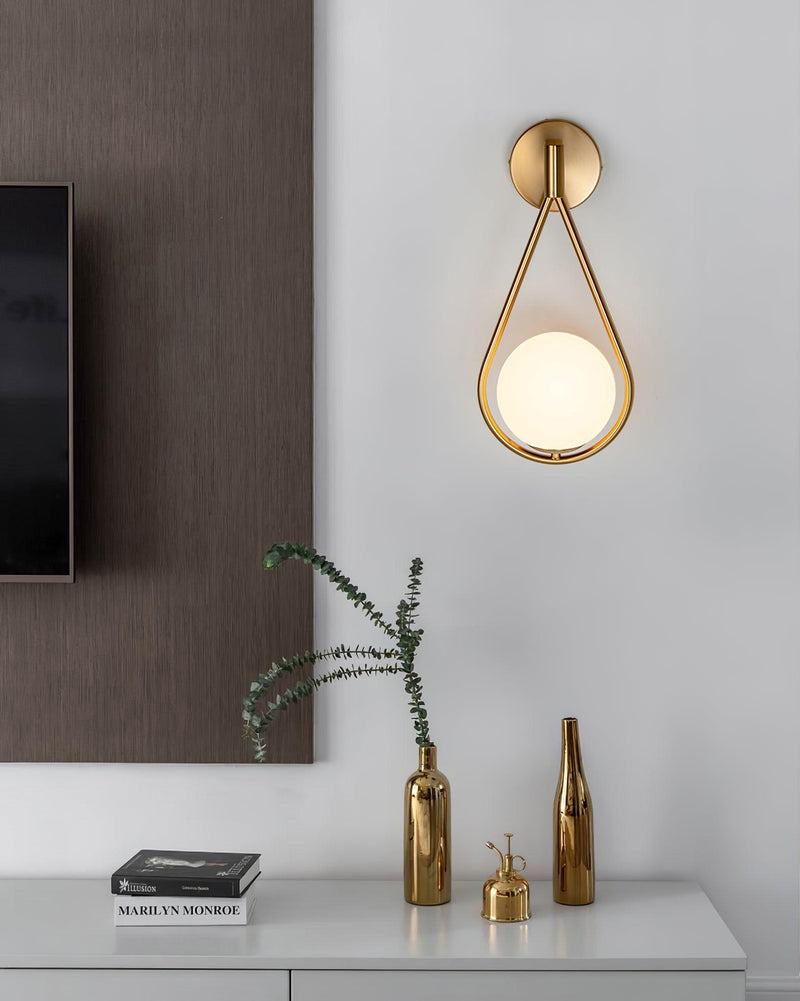 Brass Vanity Wall Lamp 5.3"