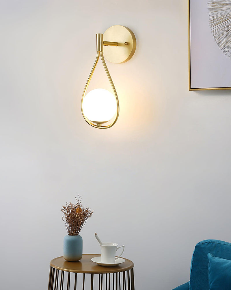 Brass Vanity Wall Lamp 5.3"