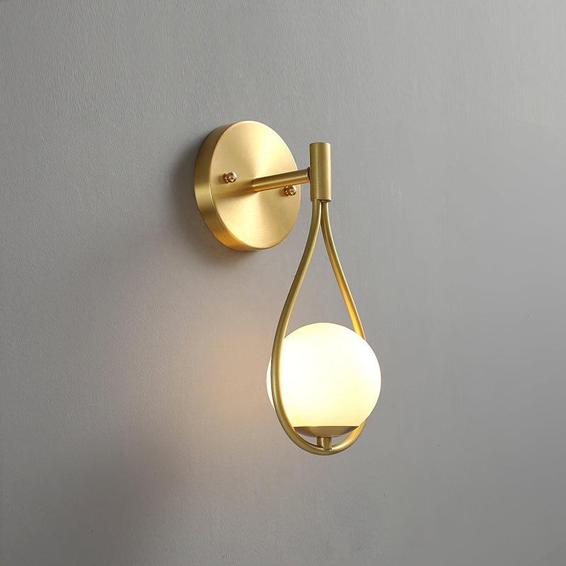 Brass Vanity Wall Lamp 5.3"