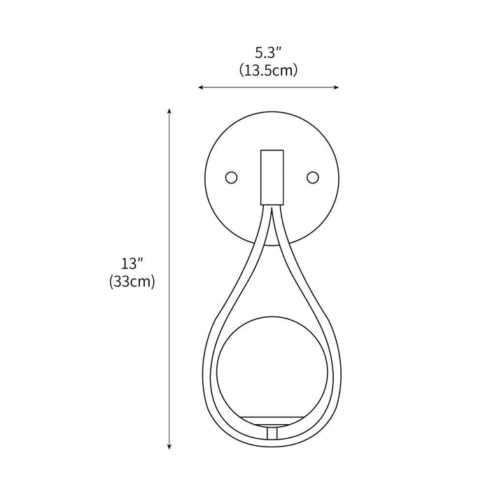 Brass Vanity Wall Lamp 5.3" – detail 3