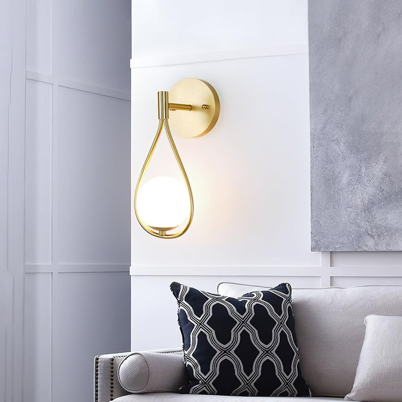 Brass Vanity Wall Lamp 5.3"