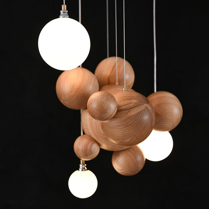 Bubble Ball Chandelier 19.7"