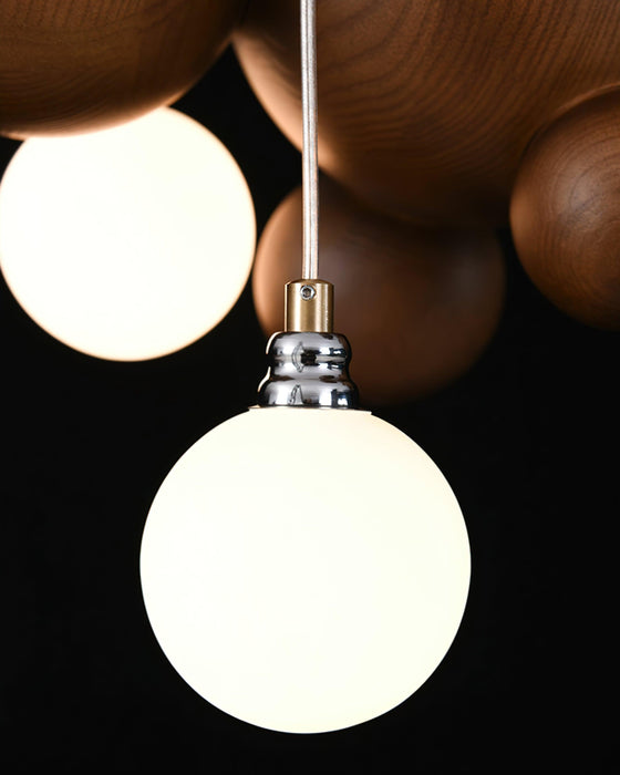 Bubble Ball Chandelier 19.7"