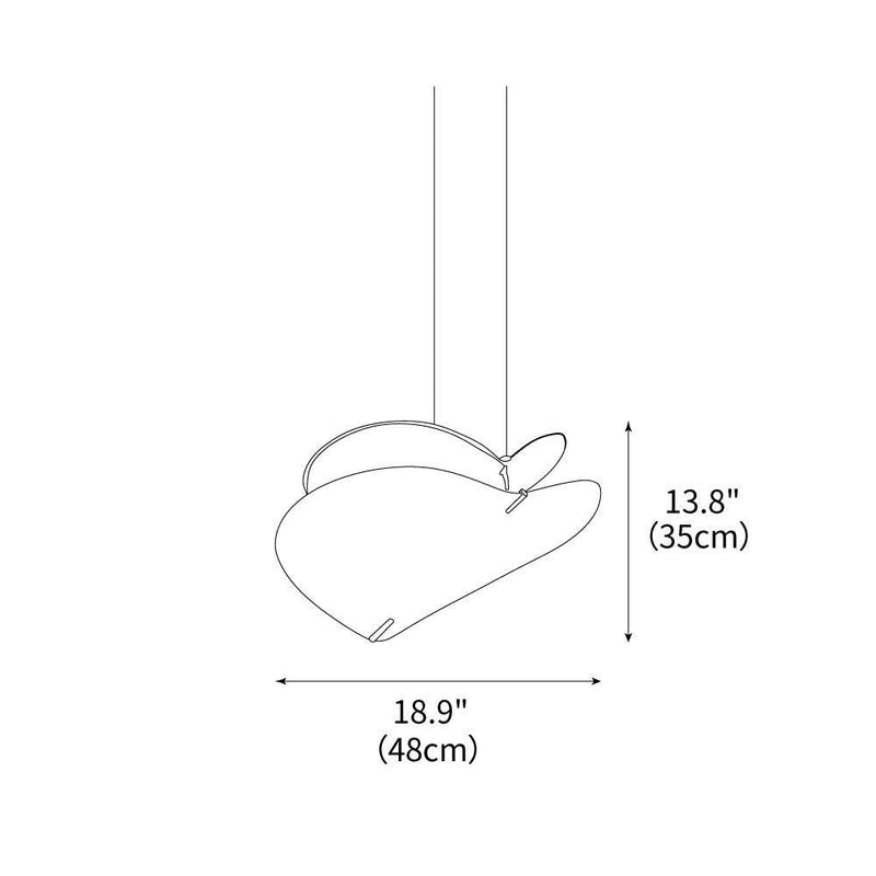 Butterfly Pendant Lamp 18.9"