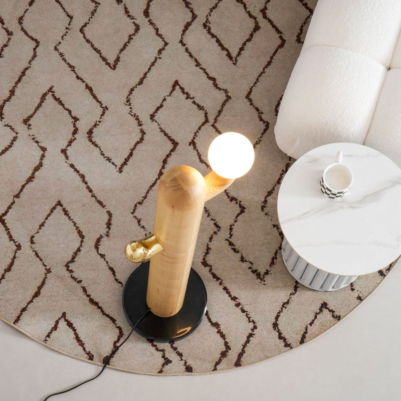 Cactus Wood Floor Lamp 14.2"