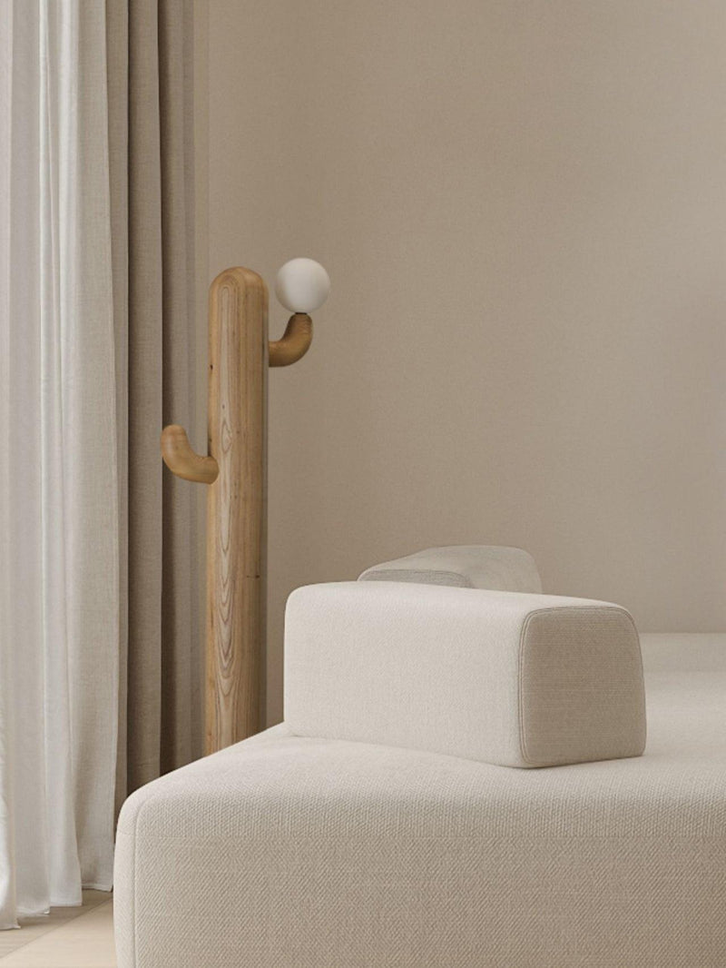 Cactus Wood Floor Lamp 14.2"