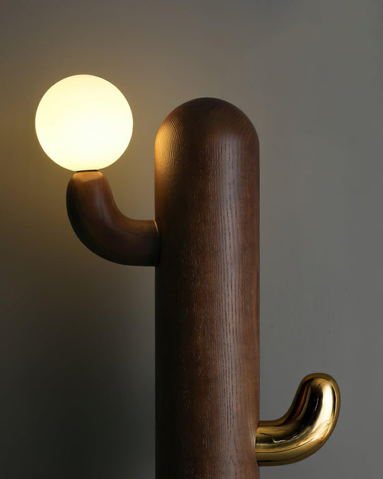 Cactus Wood Floor Lamp 14.2"