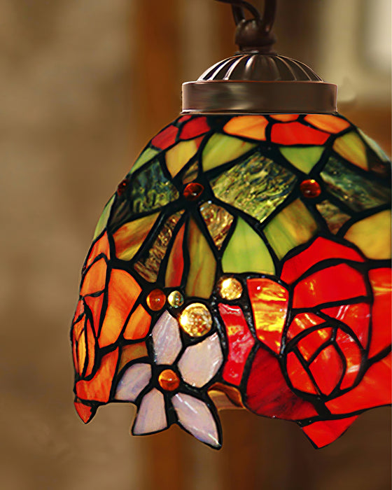 Cal Lighting Cotulla Tiffany Table Lamp 9.8"